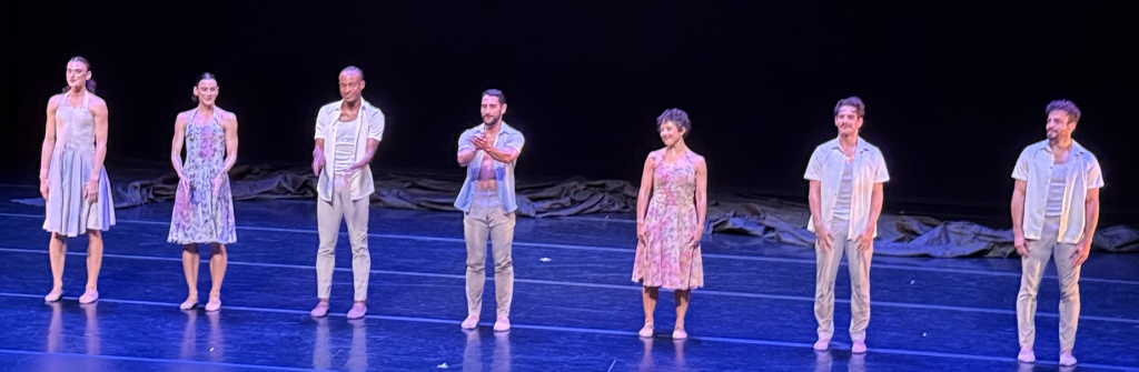 The Blue Until June curtain call. Photo by Karen Salkin.